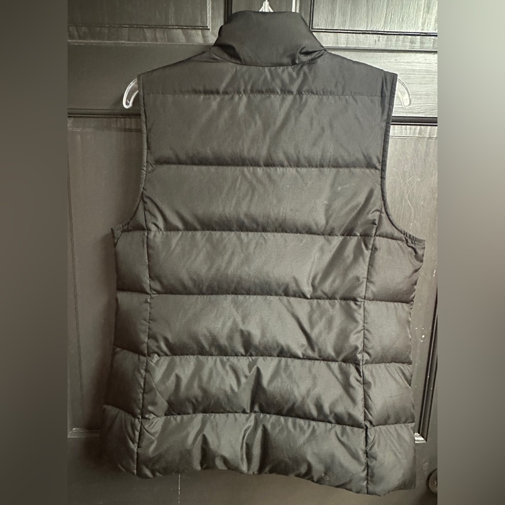 J. Jill, Black Down Filled Quilted Puffer Vest Women’s Size Medium - Picture 2 of 7